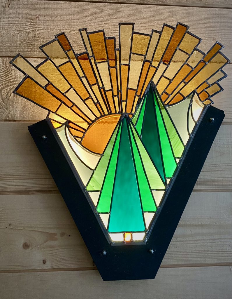 applique lampe art Vitrail personnalisé Galerie de créations