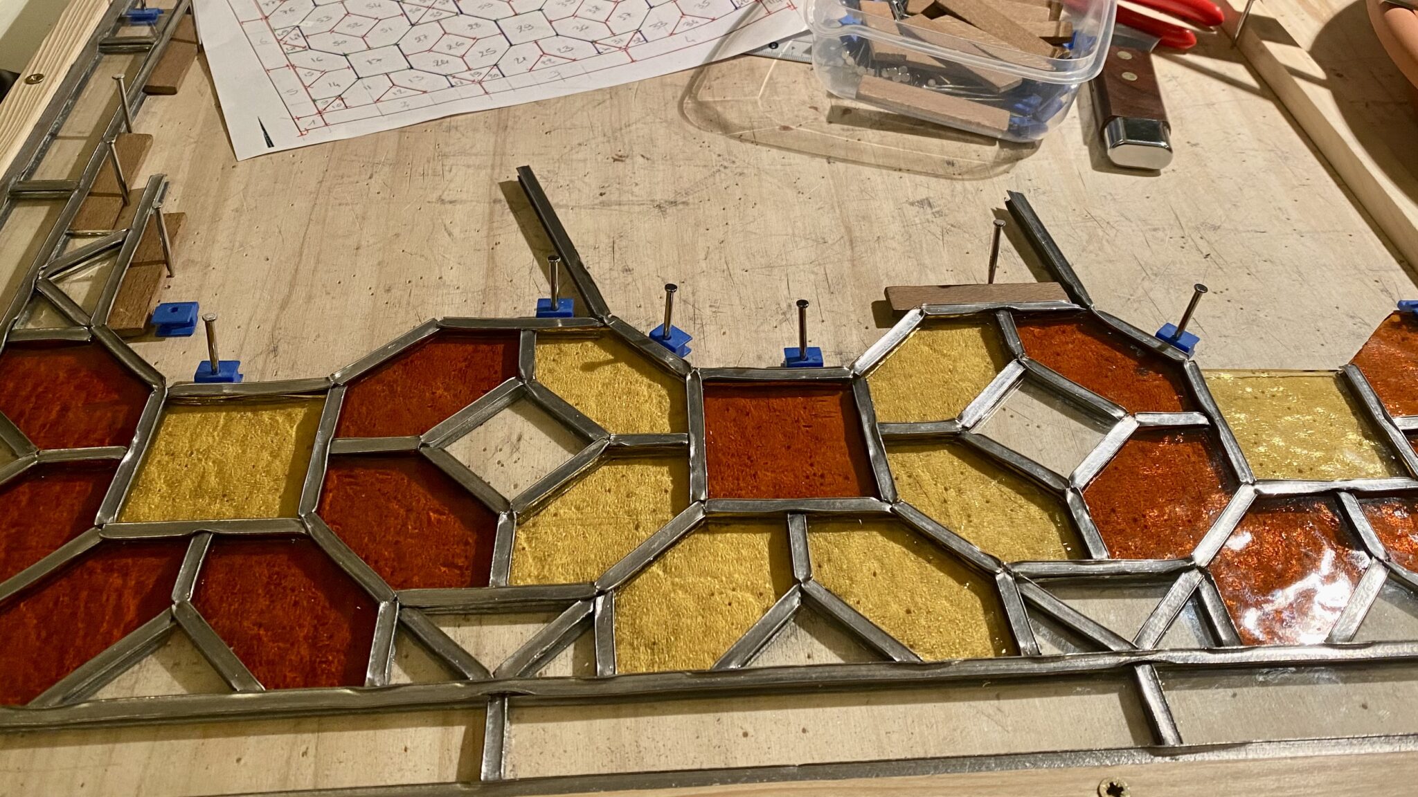 Techniques de travail du verre Vitrail traditionnel